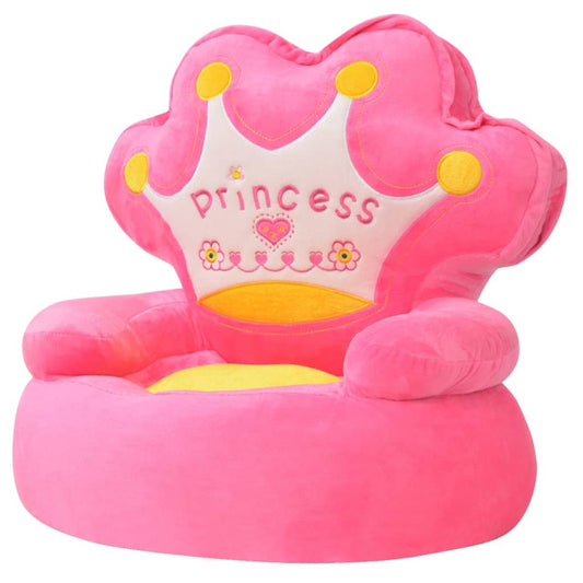 plüüsist lastetool "Princess", roosa