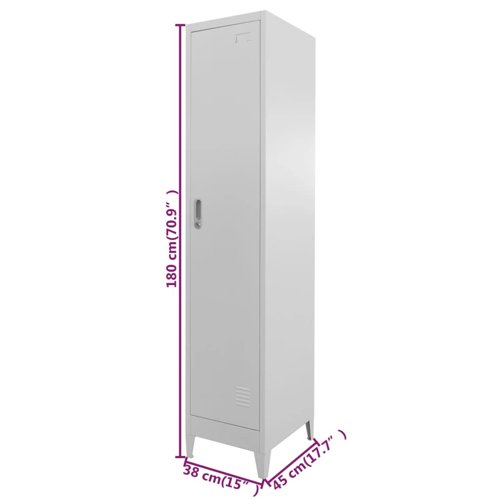 lukustatav hoiukapp 38 x 45 x 180 cm