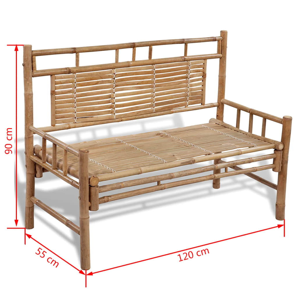 kokkupandav aiapink, 120 cm, bambus