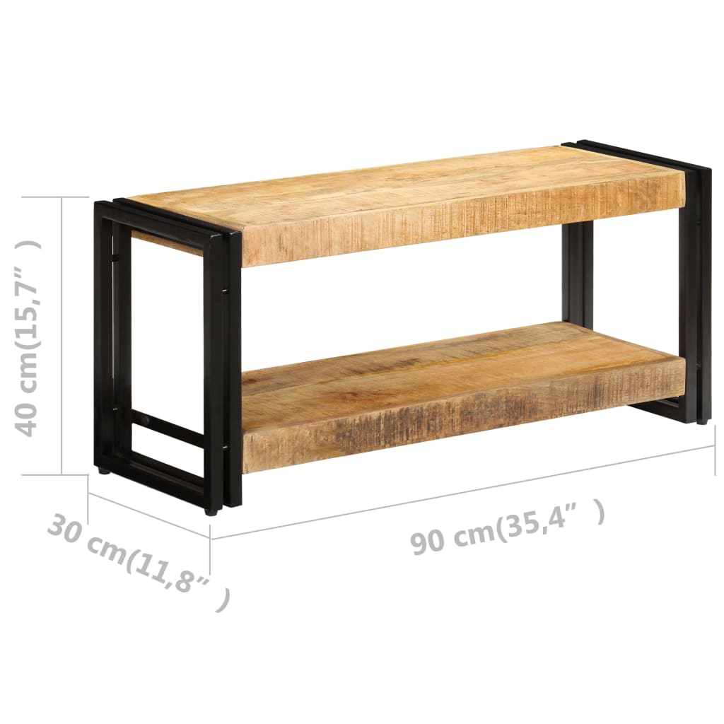 Тумба под телевизор, 90 x 30 x 40 см, прочное манговое дерево.