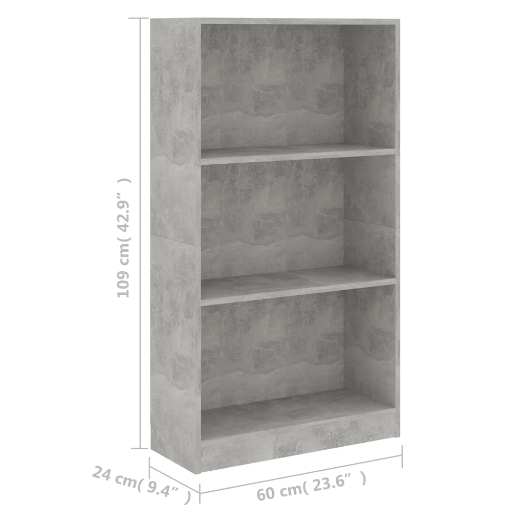 3-korruseline raamaturiiul betoonhall 60x24x108 tehispuit