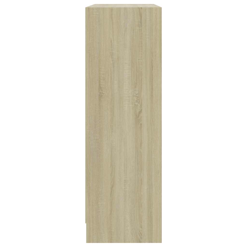 raamaturiiul Sonoma tamm 80x24x75 cm Engineered Wood