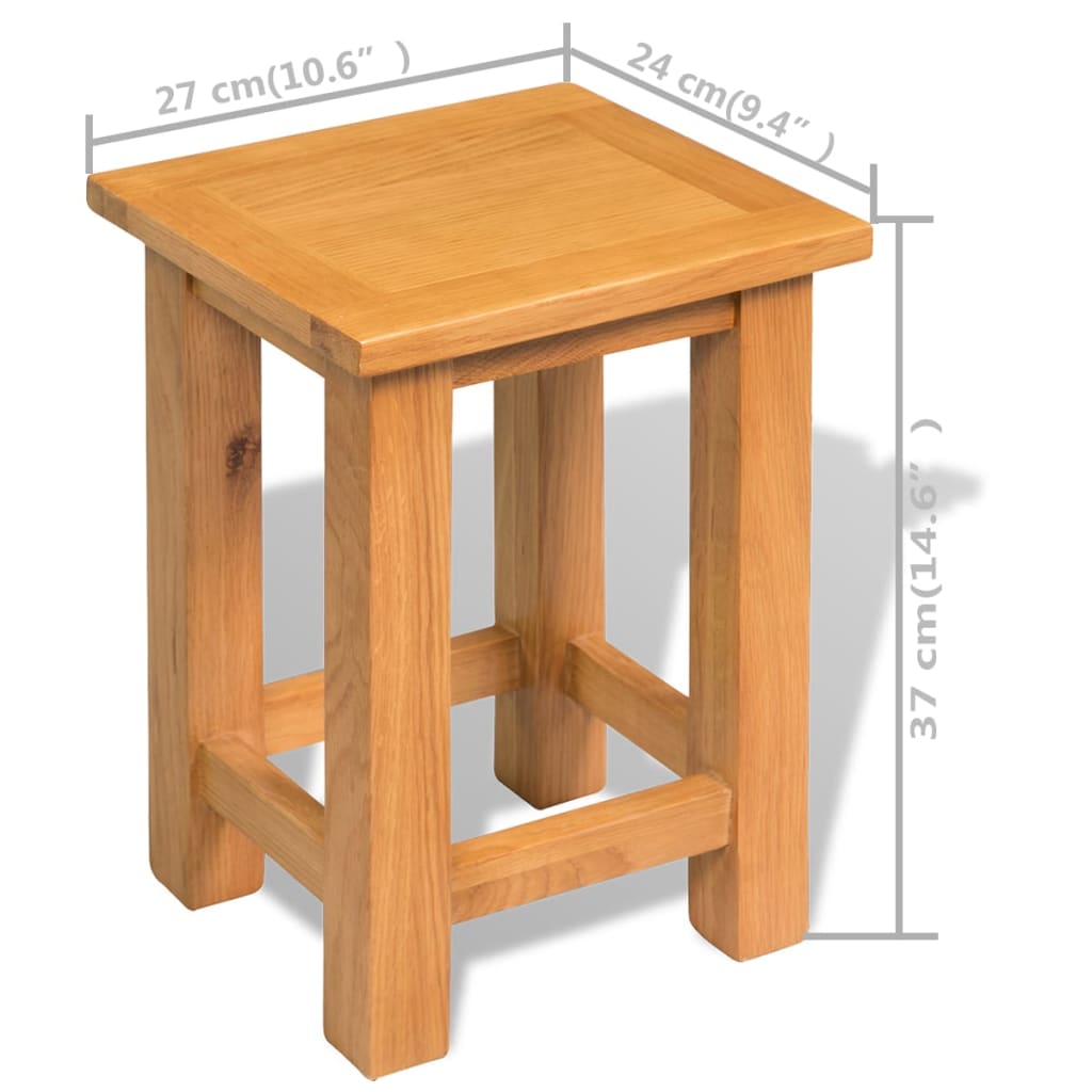 дополнительные столы 2 шт., 27 x 24 x 37 см, дуб