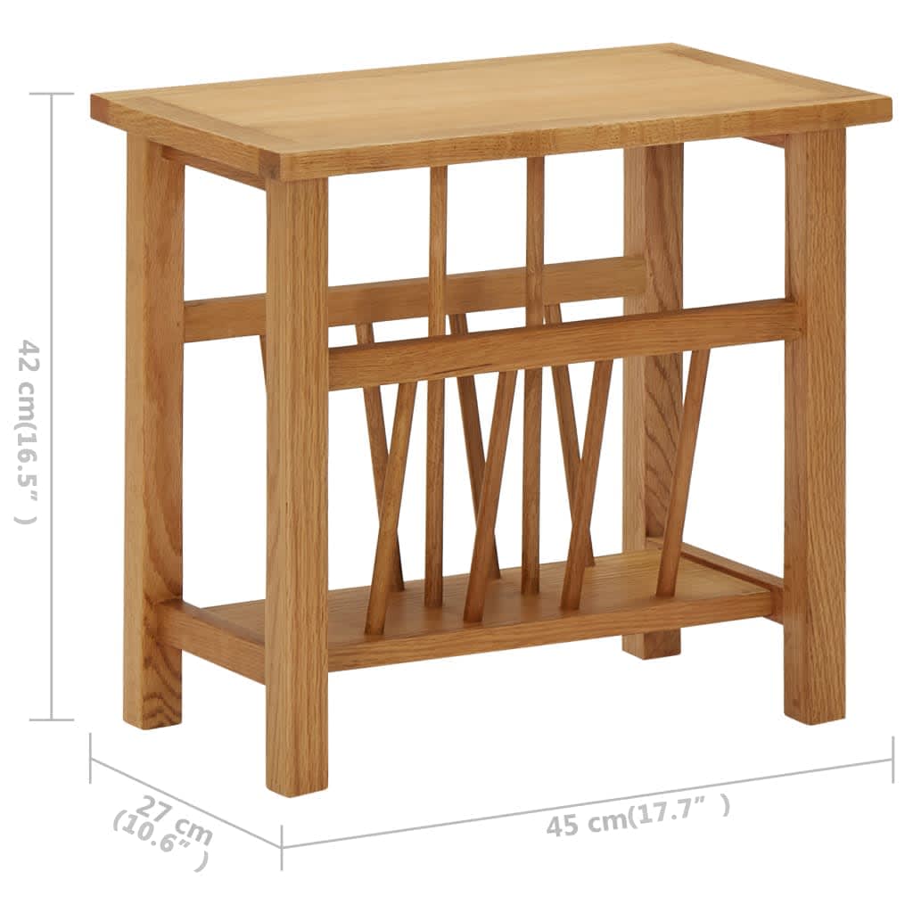 Журнальный столик с ящиком, 45 x 27 x 42 см, дуб