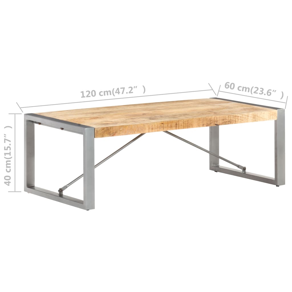 журнальный столик 120 x 60 x 40 см, манговое дерево