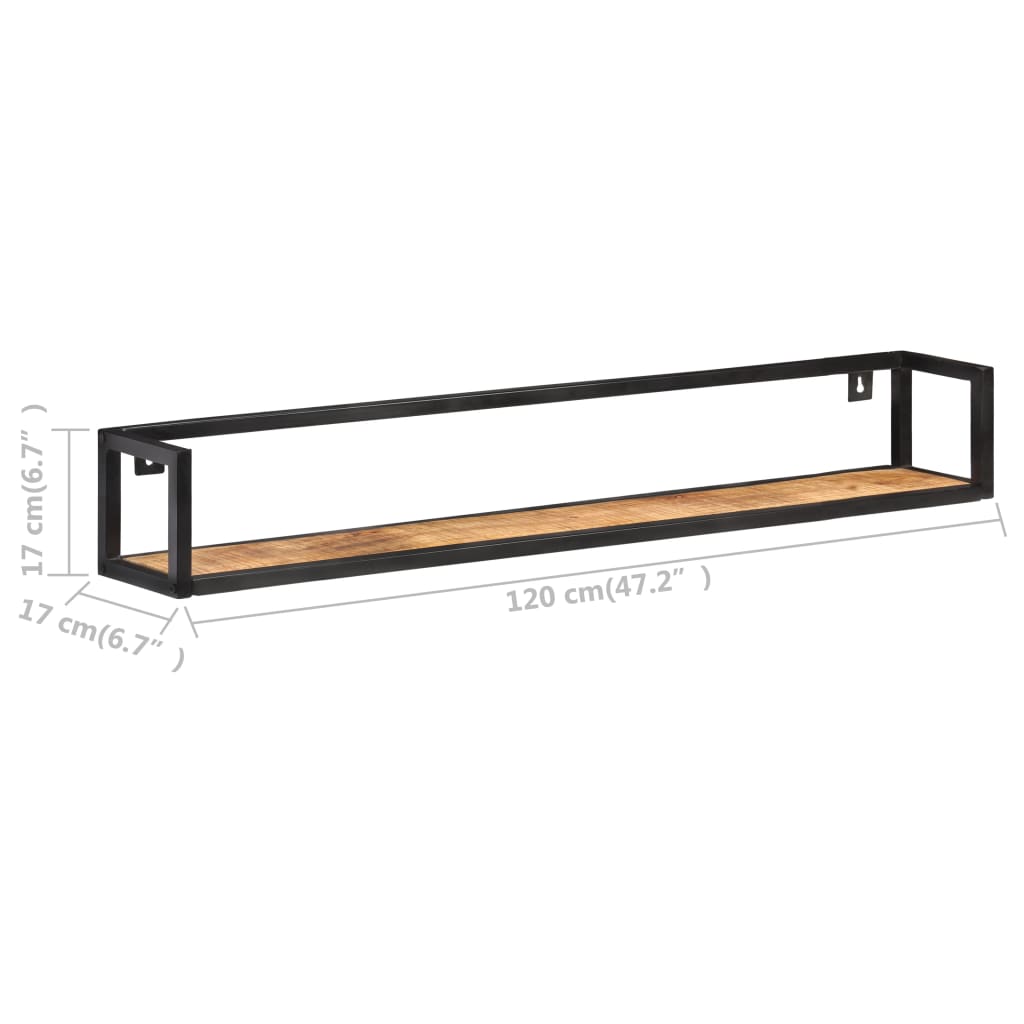 seinariiulid 2 tk 120 cm toekas mangopuit