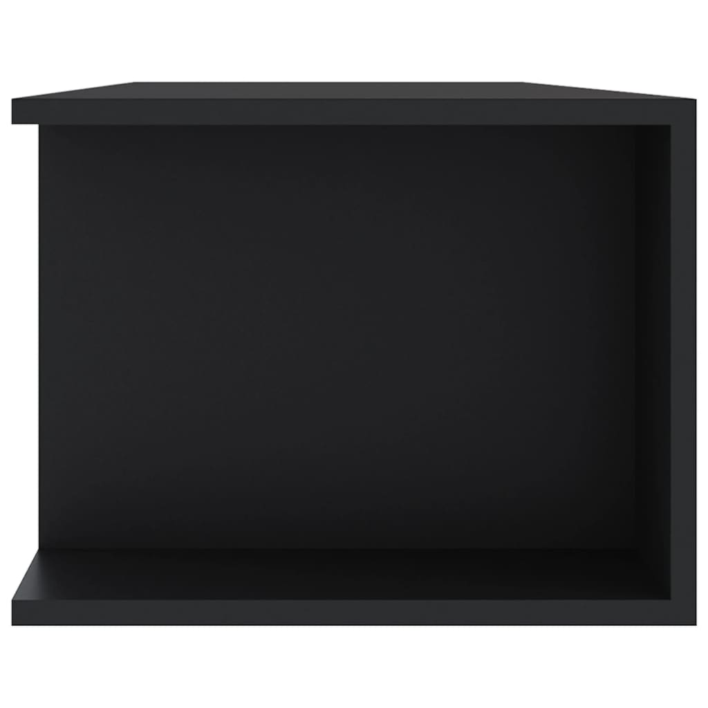 telerialus LED-tuledega, must, 135x39x30 cm