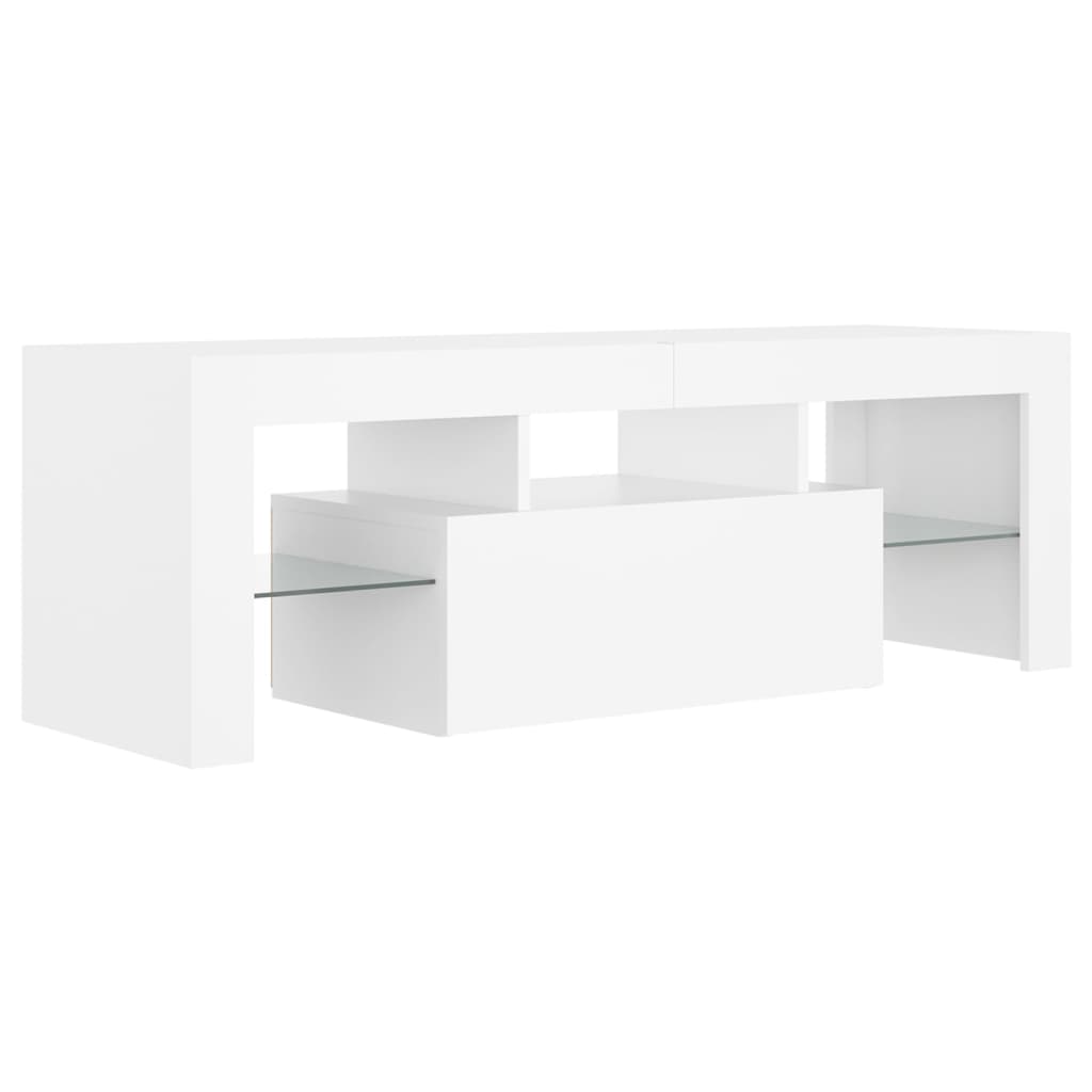 telerialus LED-tuledega, valge, 120 x 35 x 40 cm