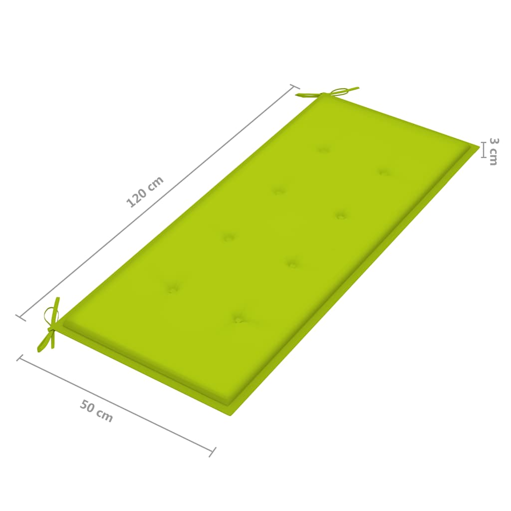 2-kohaline aiapink padjaga, 120 cm, eukalüptipuit