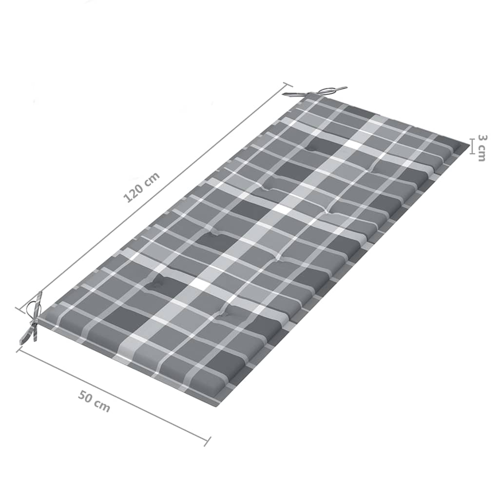 2-kohaline aiapink padjaga, 120 cm, eukalüptipuit