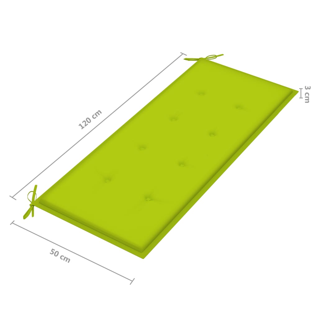 2-kohaline aiapink istmepadjaga, 120 cm, hall, eukalüptipuit