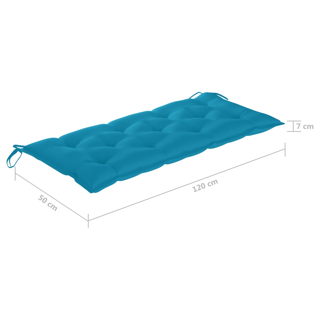 2-kohaline aiapink istmepadjaga, 120 cm, hall, eukalüptipuit