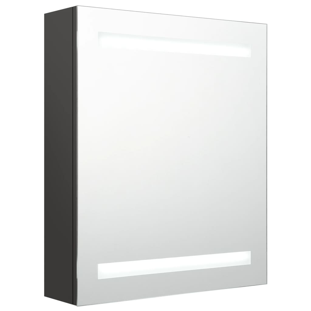 LED vannitoa peegelkapp, antratsiithall, 50 x 14 x 60 cm