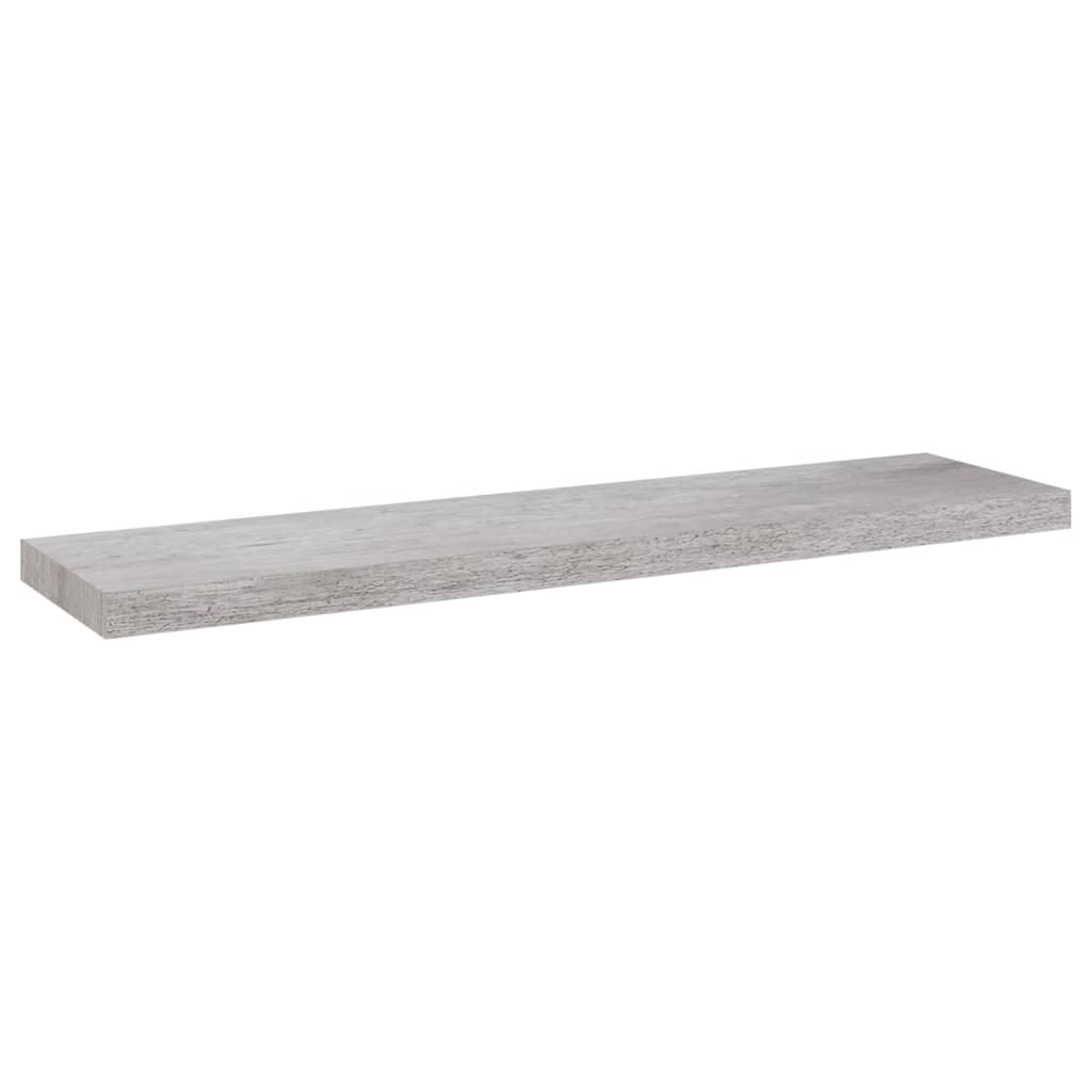 seinariiulid 2 tk, betoonhall, 90 x 23,5 x 3,8 cm MDF