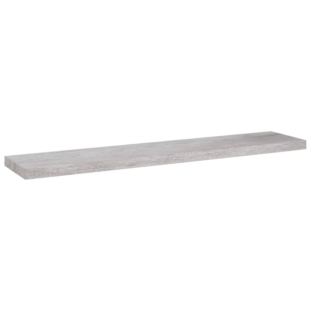 seinariiulid 4 tk, betoonhall, 120 x 23,5 x 3,8 cm MDF