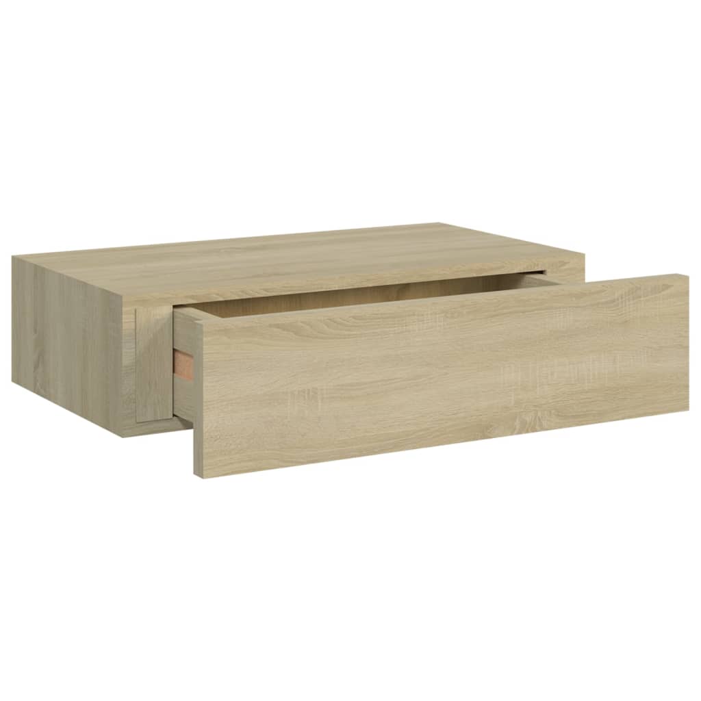 sahtliga seinariiul, tamm 40x23,5x10 cm MDF