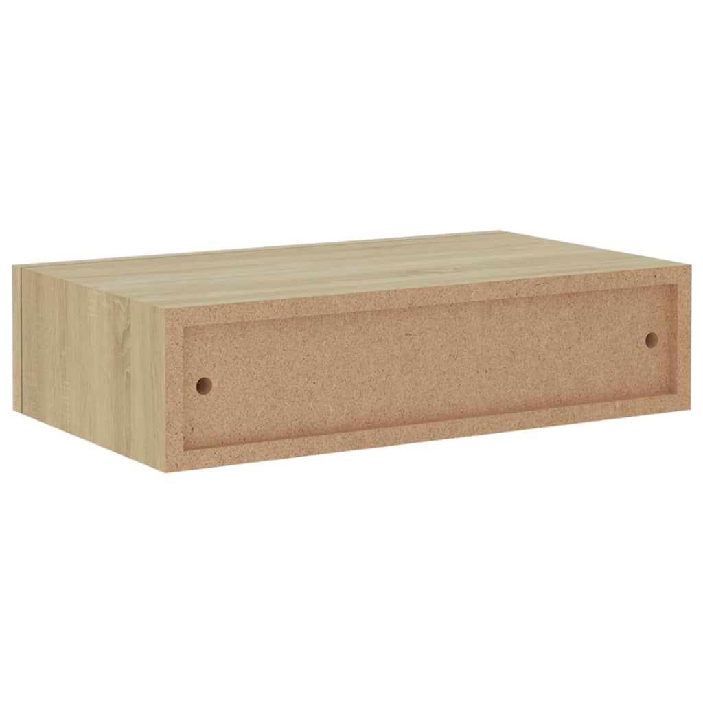 sahtliga seinariiul, tamm 40x23,5x10 cm MDF