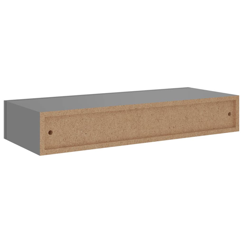 sahtliga seinariiul, hall, 60 x 23,5 x 10 cm, MDF