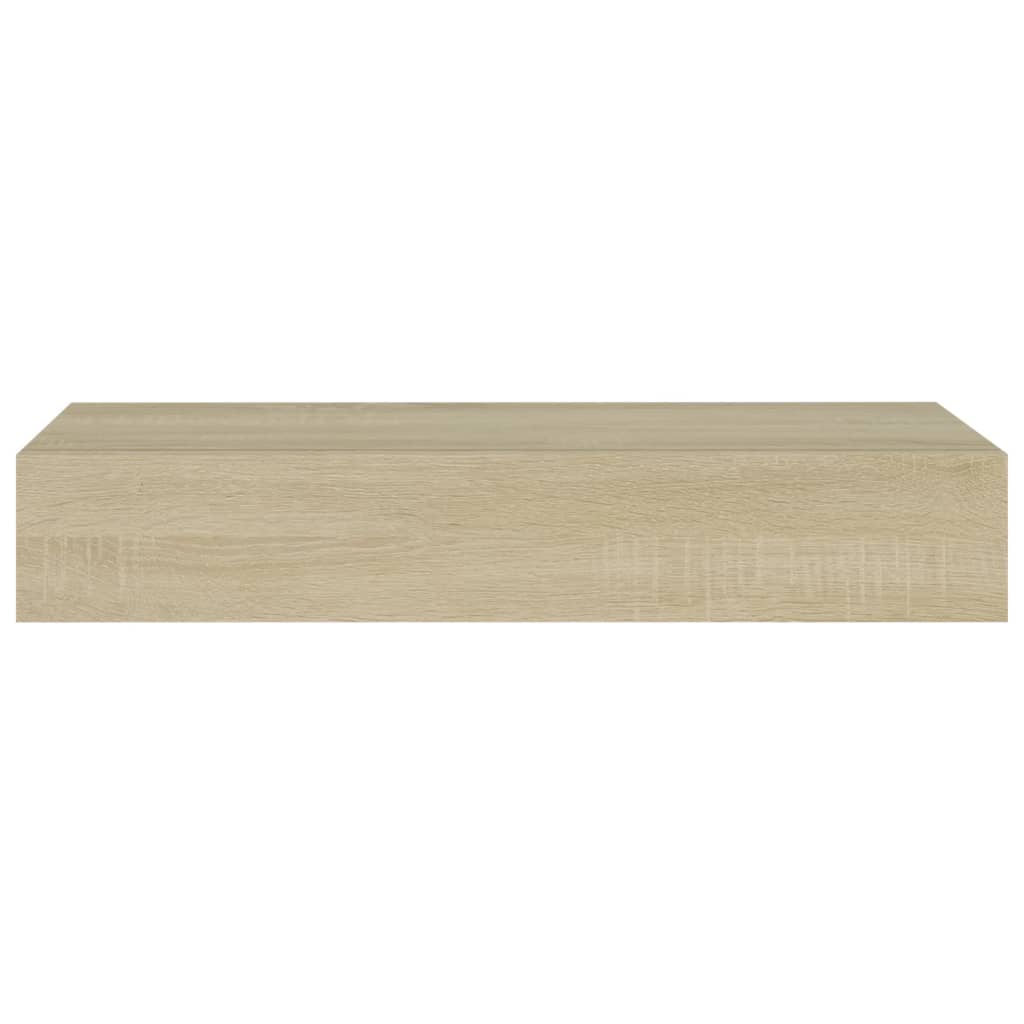 sahtliga seinariiul, tamm, 60 x 23,5 x 10 cm, MDF