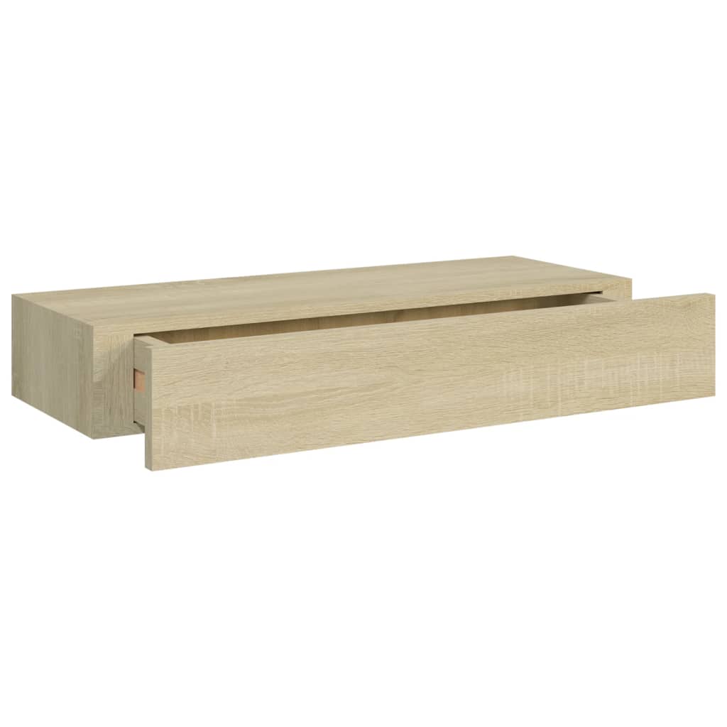 sahtliga seinariiul, tamm, 60 x 23,5 x 10 cm, MDF