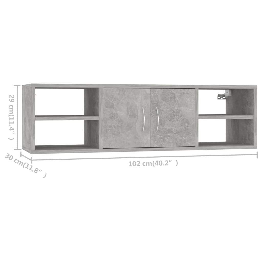 seinariiul, betoonhall, 102 x 30 x 29 cm, puitlaastplaat