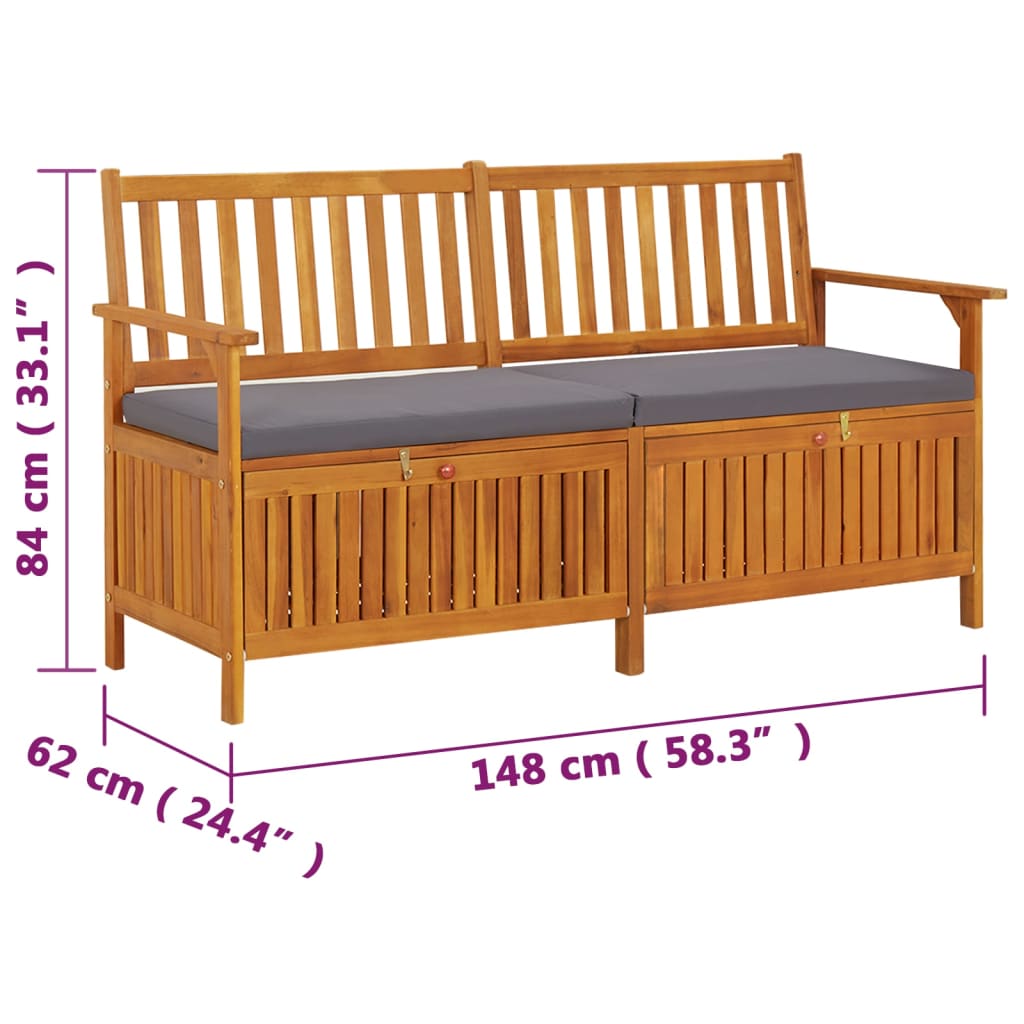 hoiupink istmepadjaga, 148 cm, akaatsiapuit