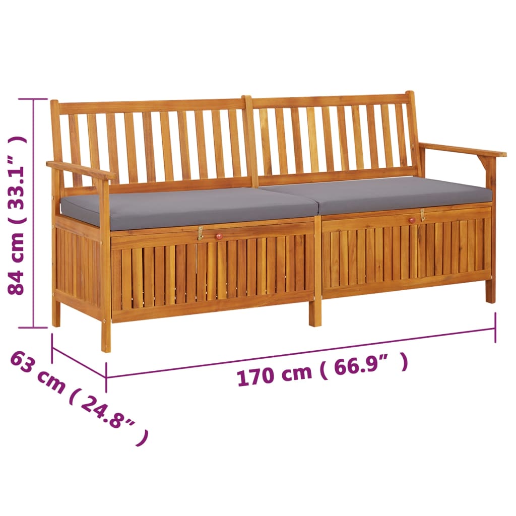 hoiupink istmepadjaga, 170 cm, akaatsiapuit