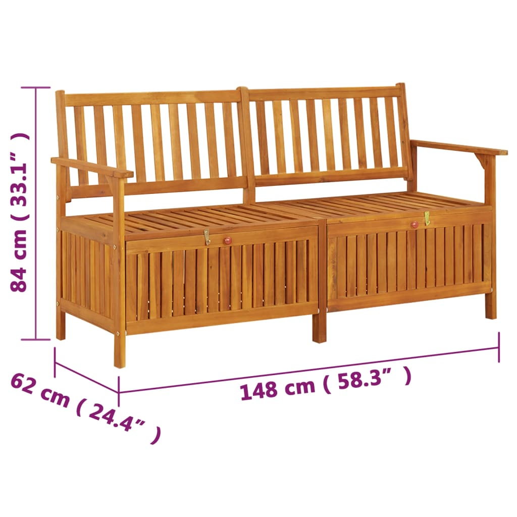 hoiupink, 148 cm, akaatsiapuit