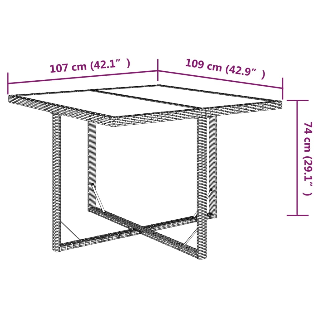 5-osaline aiamööbli komplekt patjadega, must, polürotang