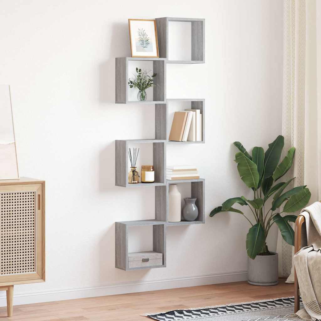 Wall Cube riiulid 6 tk Hall Sonoma 30x15x30 cm