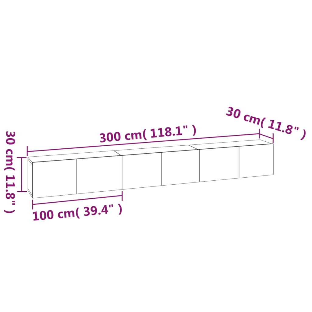 3-osaline telerikappide komplekt, hall Sonoma tamm, tehispuit