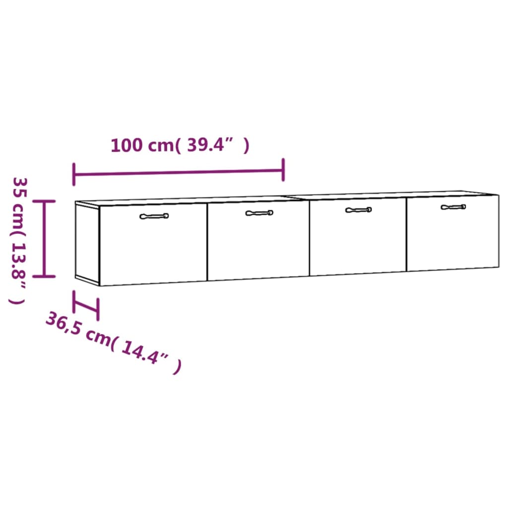 seinakapid, 2 tk, must, 100x36,5x35 cm tehispuit