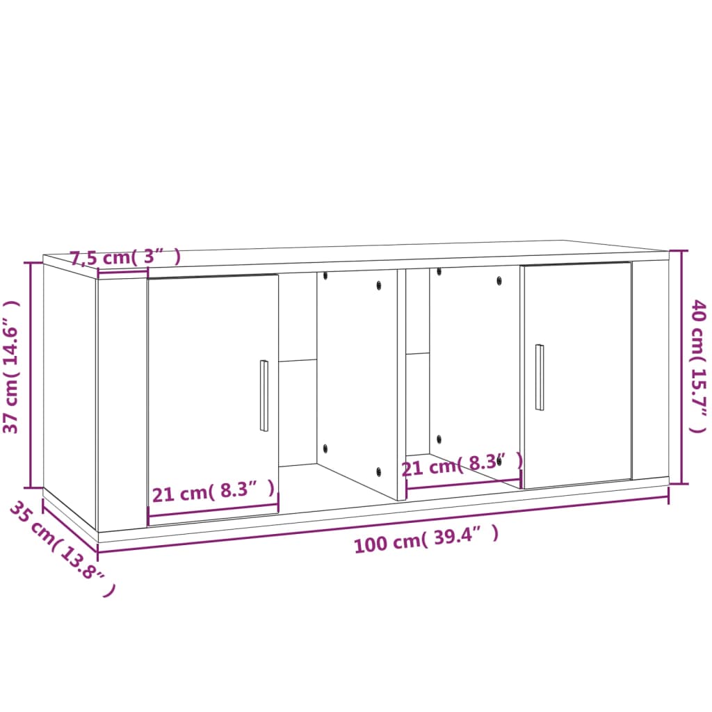 telerikapp, betoonhall, 100 x 35 x 40 cm, tehispuit