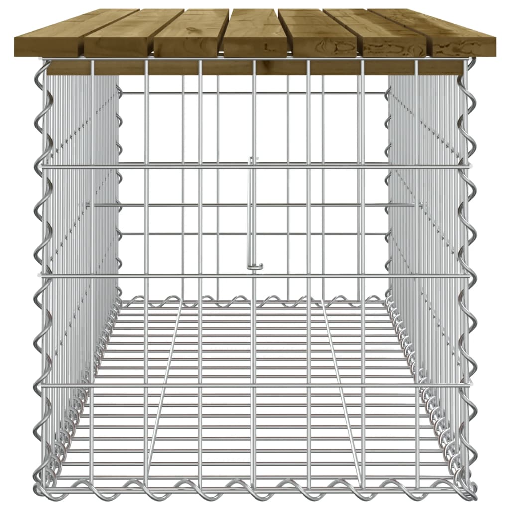 gabioonpink, 103 x 44 x 42 cm, immutatud männipuit