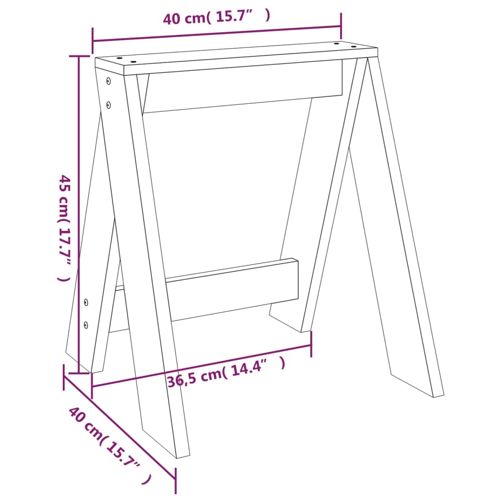 pukid 2 tk, valge, 40 x 40 x 45 cm, männipuit