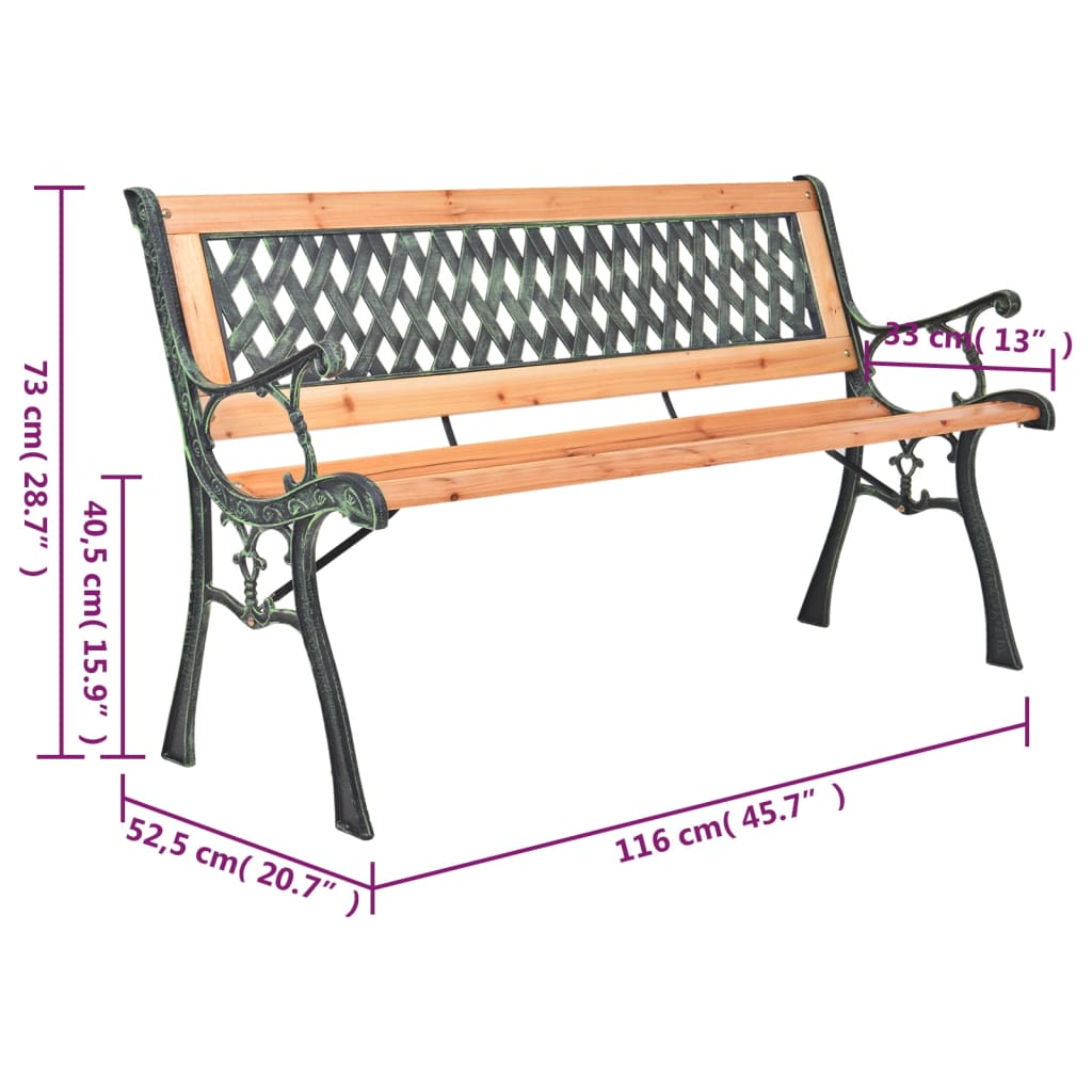 aiapink, 116 cm, malm ja nulupuit