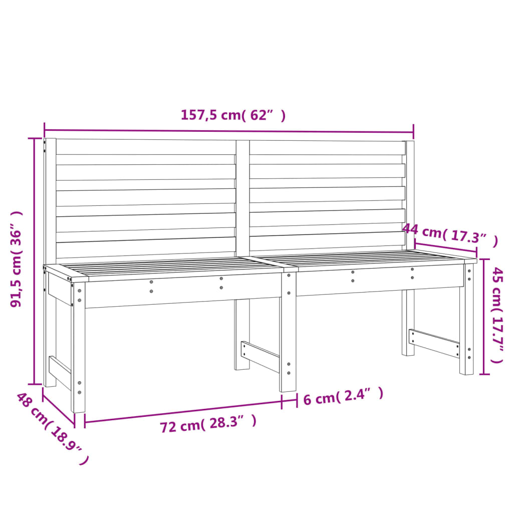 aiapink, must, 157,5 cm, männipuit