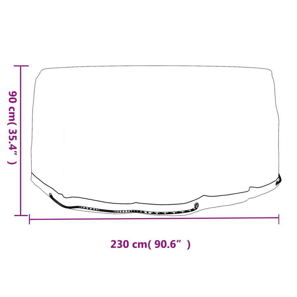 aiamööbli katted 2 tk, 10 aasaga, Ø230 x 90 cm, ümmargune