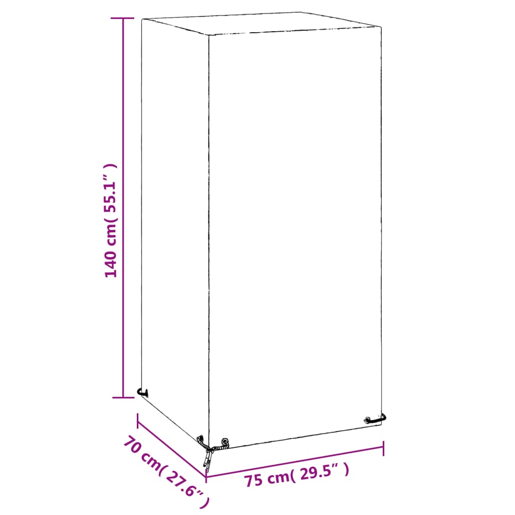 aiatoolide katted 2 tk, 8 aasaga, 75x70x140 cm, polüetüleen