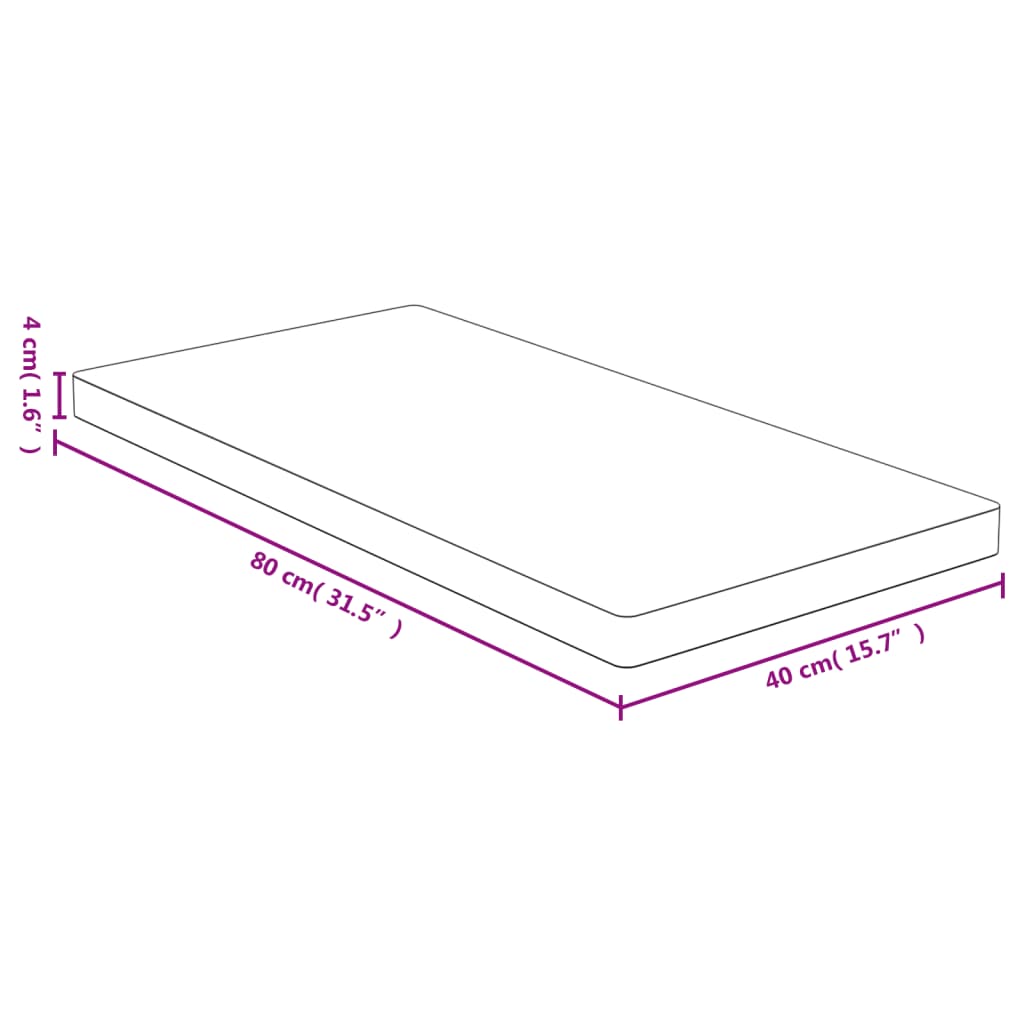 lauaplaat, 40x80x4 cm, bambus