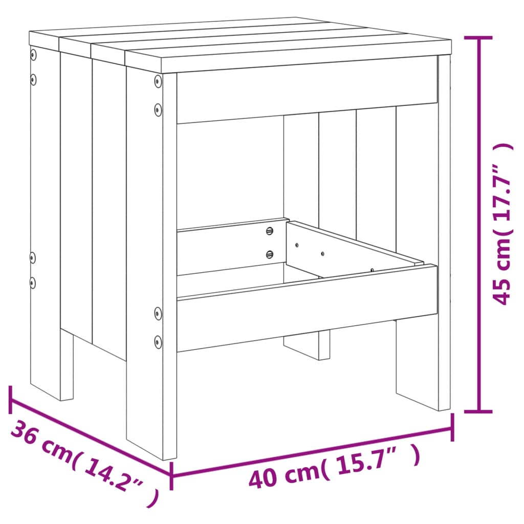 pukid 2 tk, hall, 40x36x45 cm, männipuit