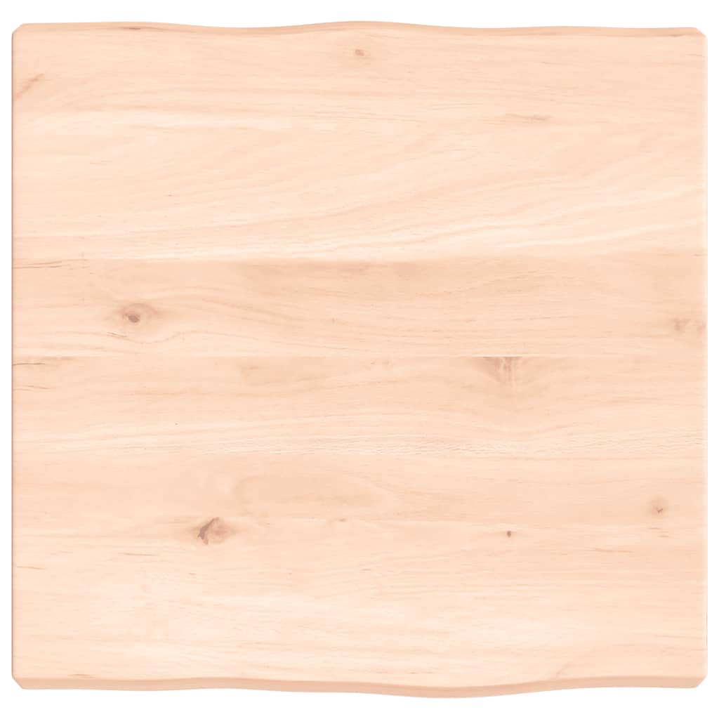 lauaplaat, 40 x 40 x (2–4) cm, täispuit, naturaalsed servad