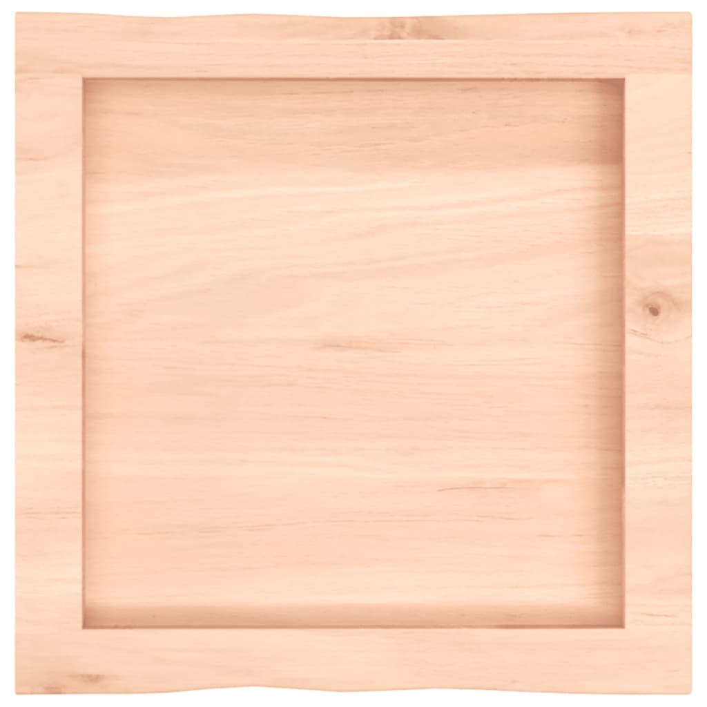 lauaplaat, 40 x 40 x (2–4) cm, täispuit, naturaalsed servad