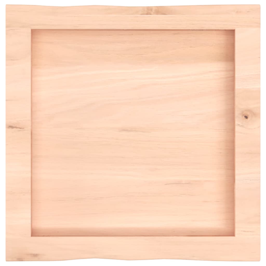 lauaplaat,40 x 40 x (2-6) cm, täispuit, naturaalsed servad