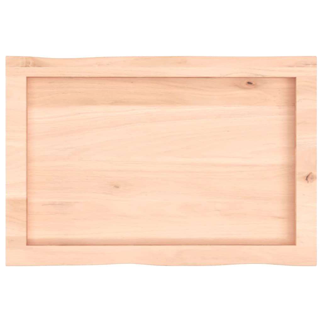 lauaplaat, 60 x 40 x (2–4) cm, täispuit, naturaalsed servad