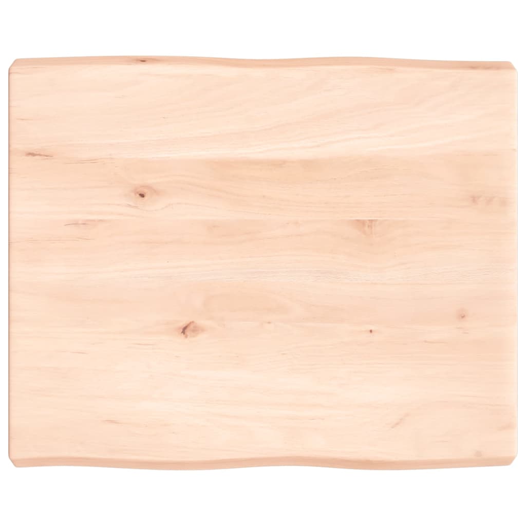 lauaplaat, 60 x 50 x (2-6) cm, täispuit, naturaalsed servad