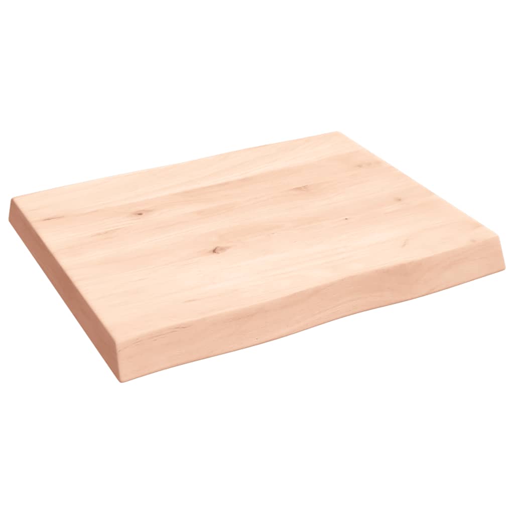 lauaplaat, 60 x 50 x (2-6) cm, täispuit, naturaalsed servad