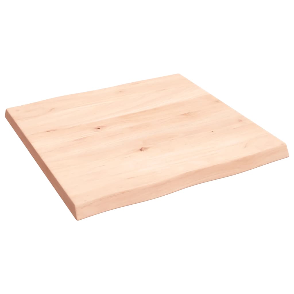 lauaplaat, 60 x 60 x (2-4) cm, täispuit, naturaalsed servad