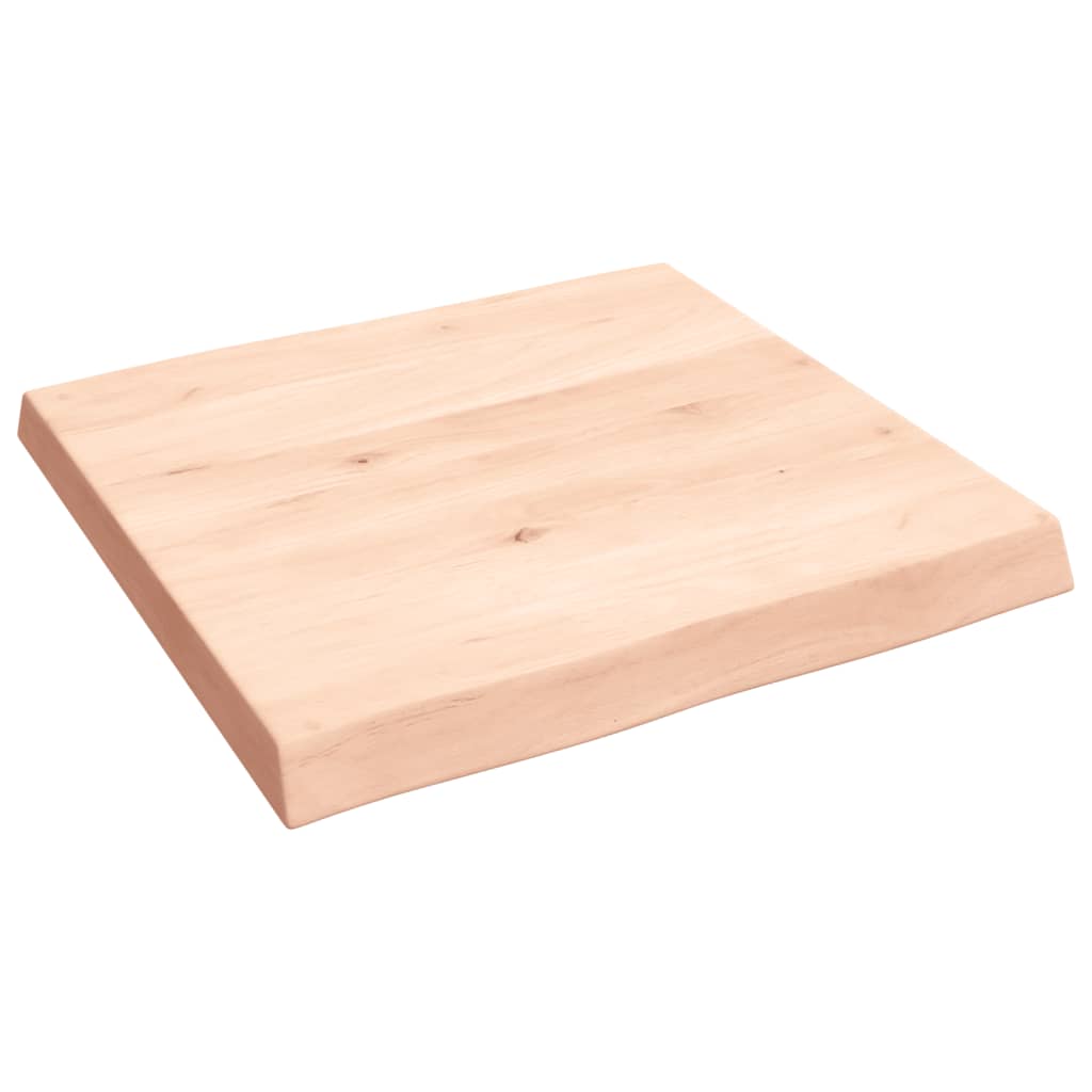 lauaplaat, 60 x 60 x (2-6) cm, täispuit, naturaalsed servad