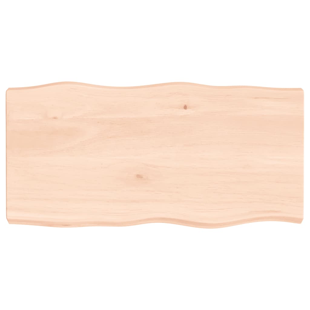 lauaplaat, 80 x 40 x (2-6) cm, täispuit, naturaalsed servad